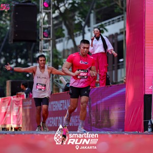 Race photo from SMARTFREN RUN 2026