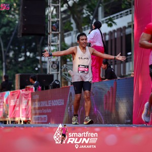 Race photo from SMARTFREN RUN 2026