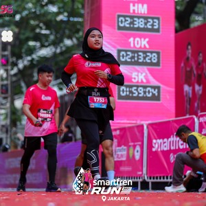 Race photo from SMARTFREN RUN 2026