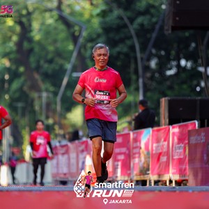 Race photo from SMARTFREN RUN 2026