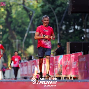 Race photo from SMARTFREN RUN 2026