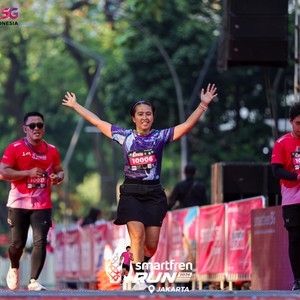 Race photo from SMARTFREN RUN 2026