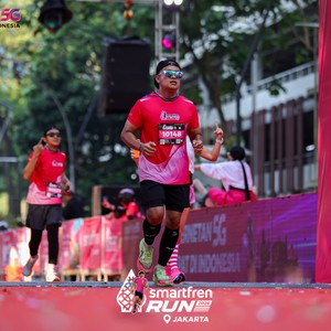Race photo from SMARTFREN RUN 2026
