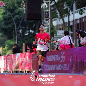 Race photo from SMARTFREN RUN 2026
