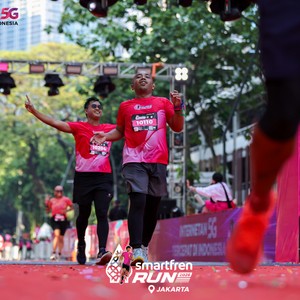 Race photo from SMARTFREN RUN 2026