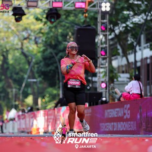 Race photo from SMARTFREN RUN 2026