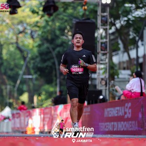 Race photo from SMARTFREN RUN 2026