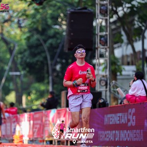 Race photo from SMARTFREN RUN 2026