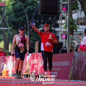 Race photo from SMARTFREN RUN 2026