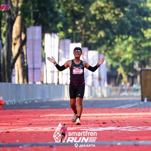 Race photo from SMARTFREN RUN 2026