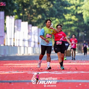 Race photo from SMARTFREN RUN 2026