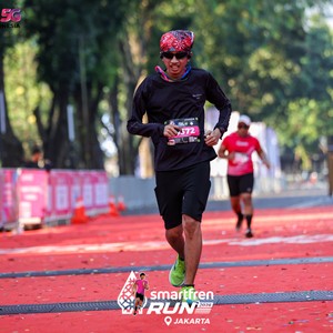 Race photo from SMARTFREN RUN 2026