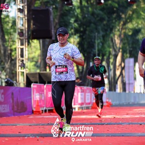 Race photo from SMARTFREN RUN 2026