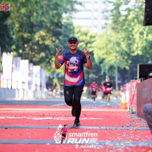 Race photo from SMARTFREN RUN 2026