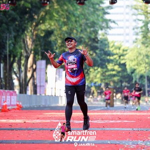Race photo from SMARTFREN RUN 2026