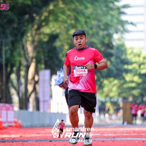 Race photo from SMARTFREN RUN 2026
