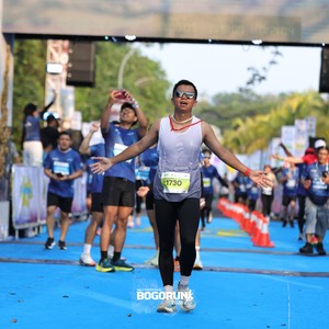 Race photo from BOGORUN 2026