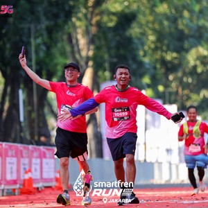 Race photo from SMARTFREN RUN 2026