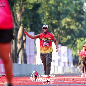 Race photo from SMARTFREN RUN 2026