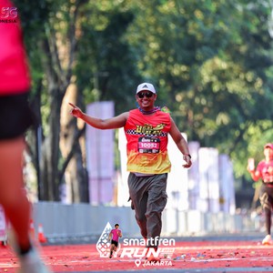 Race photo from SMARTFREN RUN 2026