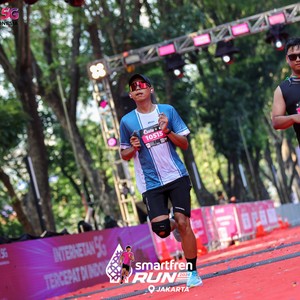 Race photo from SMARTFREN RUN 2026