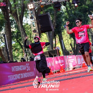 Race photo from SMARTFREN RUN 2026