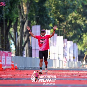 Race photo from SMARTFREN RUN 2026