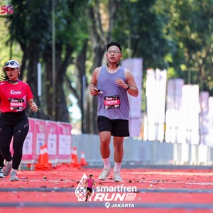 Race photo from SMARTFREN RUN 2026