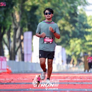 Race photo from SMARTFREN RUN 2026