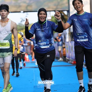 Race photo from BOGORUN 2026