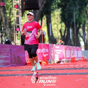 Race photo from SMARTFREN RUN 2026