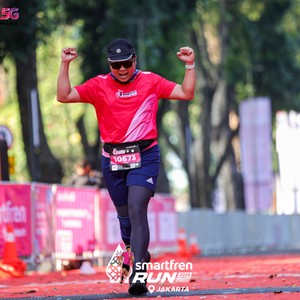 Race photo from SMARTFREN RUN 2026