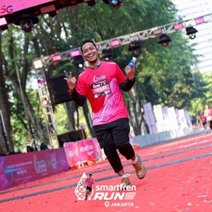 Race photo from SMARTFREN RUN 2026