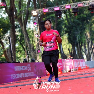 Race photo from SMARTFREN RUN 2026