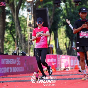 Race photo from SMARTFREN RUN 2026