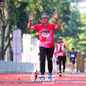 Race photo from SMARTFREN RUN 2026