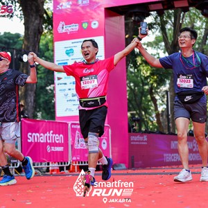 Race photo from SMARTFREN RUN 2026