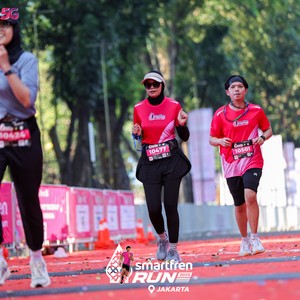 Race photo from SMARTFREN RUN 2026