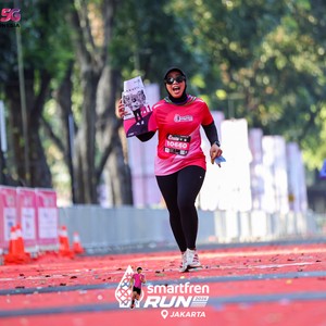 Race photo from SMARTFREN RUN 2026