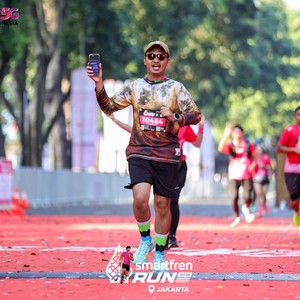Race photo from SMARTFREN RUN 2026