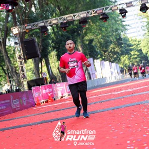 Race photo from SMARTFREN RUN 2026