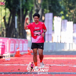 Race photo from SMARTFREN RUN 2026
