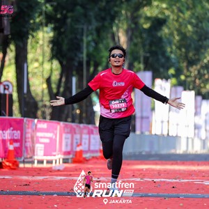 Race photo from SMARTFREN RUN 2026