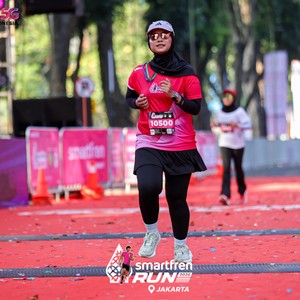 Race photo from SMARTFREN RUN 2026