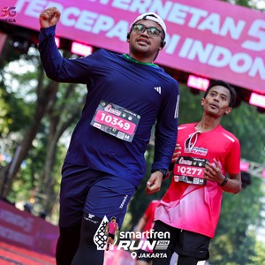 Race photo from SMARTFREN RUN 2026