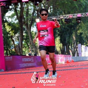 Race photo from SMARTFREN RUN 2026