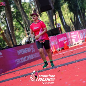 Race photo from SMARTFREN RUN 2026