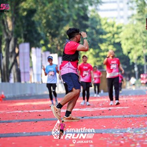 Race photo from SMARTFREN RUN 2026