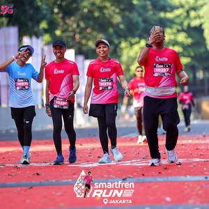 Race photo from SMARTFREN RUN 2026