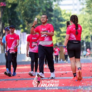 Race photo from SMARTFREN RUN 2026